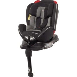 BabyGO Kindersitz Fixleg Rotation 360 Black