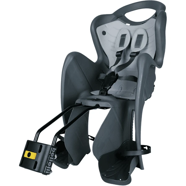 BELLELLI Fahrradsitz Mr Fox Luxe B-Fix Frame Mount Dark Grey 1 BELLELLI Fahrradsitz Mr Fox Luxe B-Fix Frame Mount Dark Grey