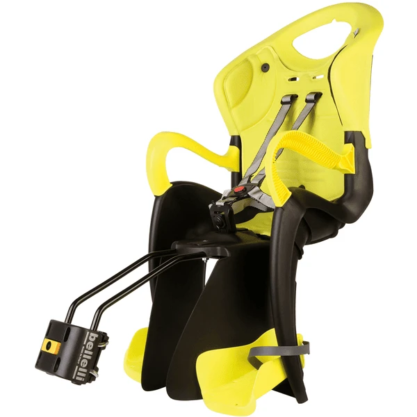 BELLELLI Fahrradsitz Tiger B-Fix Frame Mount Yellow HI VIZ 1 BELLELLI Fahrradsitz Tiger B-Fix Frame Mount Yellow HI VIZ