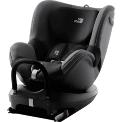 Britax Römer Kindersitz Dualfix 2 R Black Ash Inklusive Sommerbezug Frottee Blue