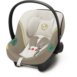 Cybex GOLD Babyschale Aton S2 I-Size Seashell Beige