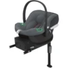 Cybex SILVER Babyschale Aton B2 I-Size Steel Grey Inklusive Cybex GOLD Basisstation Base One