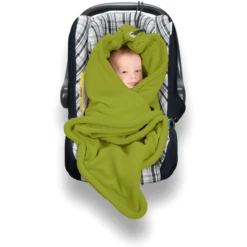 Hoppediz Einschlagdecke Fleece Grün