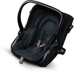 Kiddy Babyschale Evoluna I-Size 2 Mit Basisstation Isofix Base 2 Indigo Blue Melange Icy Grey