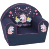 Knorr Toys® Kindersessel "Magic Unicorn" Blau