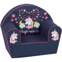 Knorr Toys® Kindersessel "Magic Unicorn" Blau