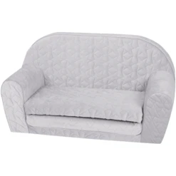 Knorr Toys® Kindersofa Cosy Geo Grey