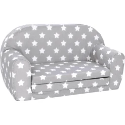 Knorr Toys® Kindersofa, Stars White