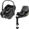 Maxi-Cosi MAXI COSI Set Babyschale Pebble 360 Essential Black Plus Basisstation FamilyFix 360