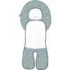 Odenwälder Autositz-Auflage Babycool White Leaves Grey