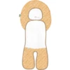 Odenwälder Autositz-Auflage Babycool White Leaves Mustard