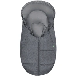 Odenwälder Fußsäckchen BabyNest Dauni Fashion Modern Blizzard Graphite