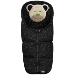 Odenwälder Fußsäckchen Mucki Fashion Little Snow Schwarz