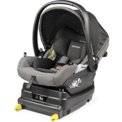 Peg Perego Babyschale Primo Viaggio Lounge City Grey Inklusive I-Size Base Schwarz