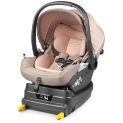 Peg Perego Babyschale Primo Viaggio Lounge Mon Amour Inklusive I-Size Base Schwarz