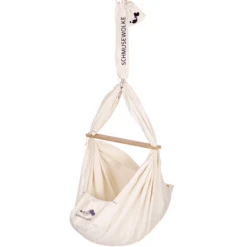 SCHMUSEWOLKE Baby Federwiege BIO Mit Tipi Anthrazit