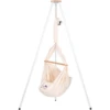 SCHMUSEWOLKE Baby Federwiege Bio Mit Tipi Weiß