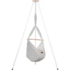 SCHMUSEWOLKE Baby Federwiege Dreamcatcher WarmGrey Mit Tipi Weiß